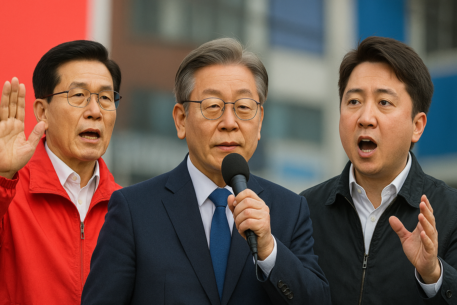 2025 대선 후보 주요 메시지 비교: 민생, 외교, 단일화 입장까지