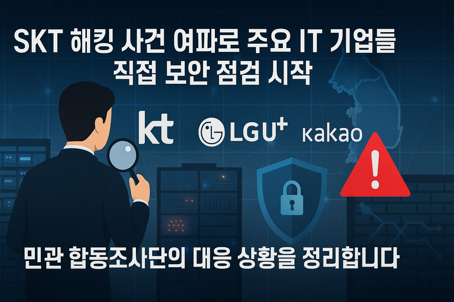 SKT 해킹 여파, KT·LGU+·플랫폼 4사도 보안 점검 착수