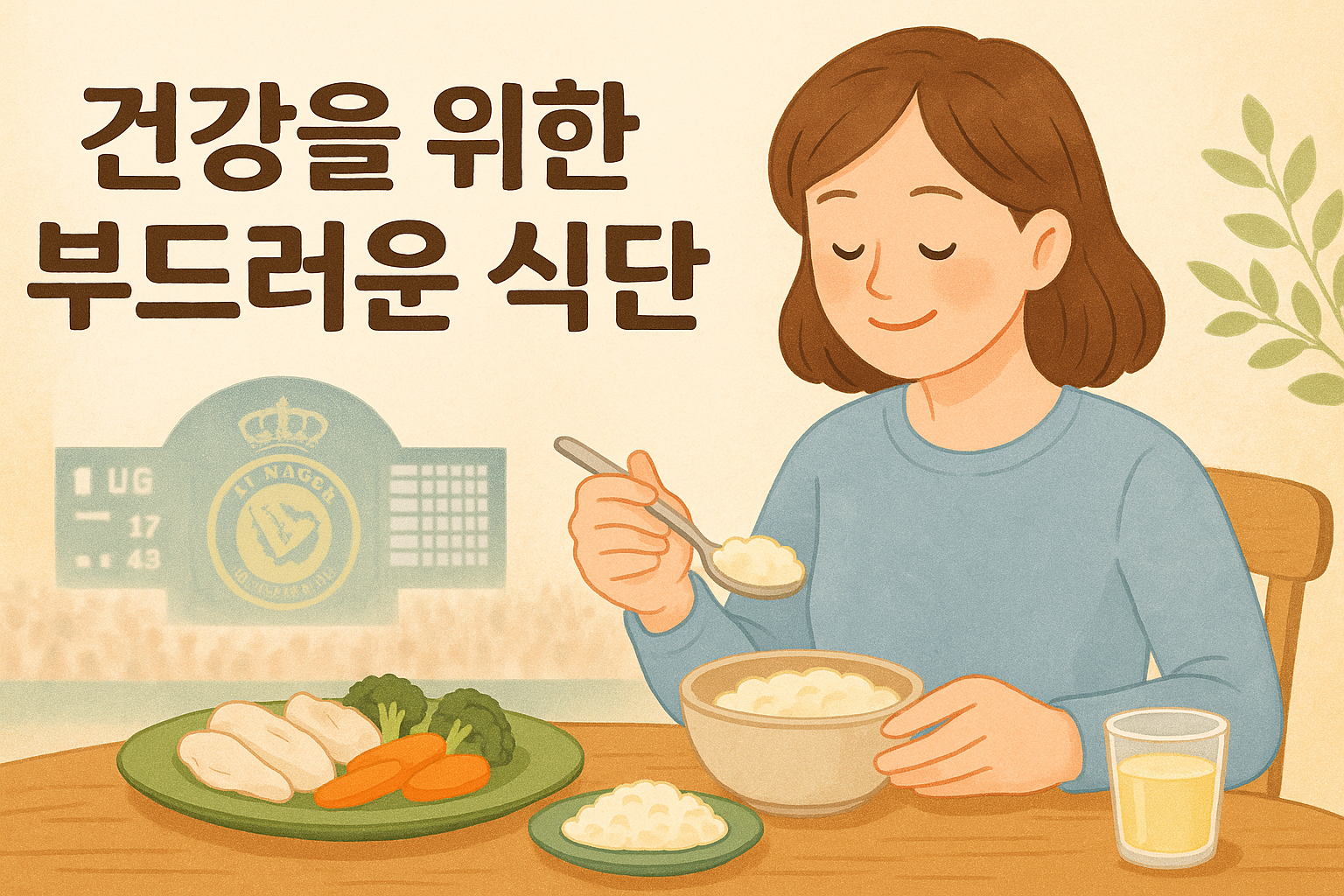 위 건강을 위한 부드러운 식단