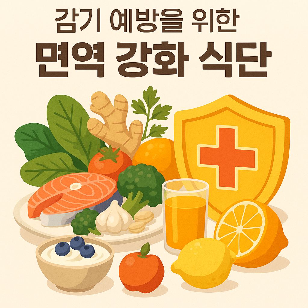 감기 예방을 위한 면역 강화 식단