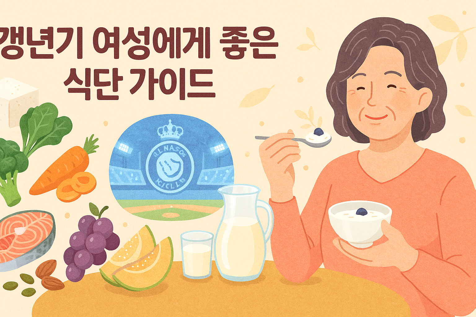 갱년기 여성에게 좋은 식단 가이드