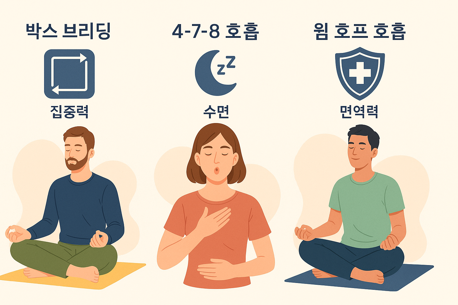 호흡 테크닉의 진화: 박스 브리딩부터 Wim Hof까지