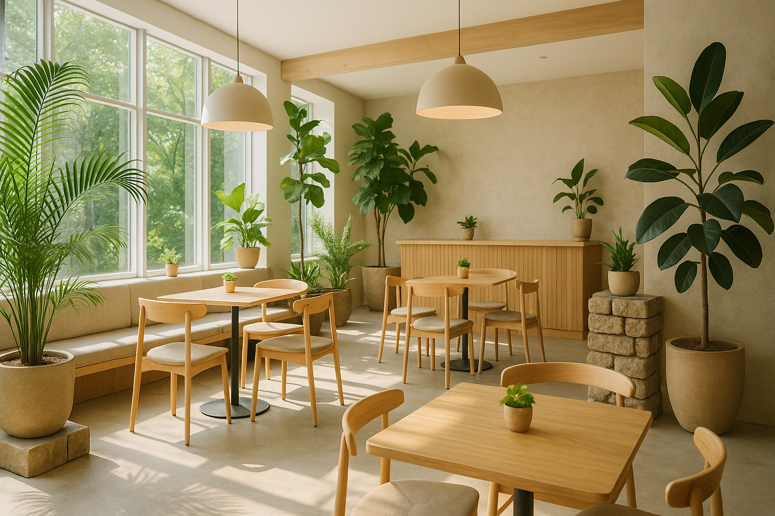 바이오필릭 디자인! 자연 닮은 공간으로 스트레스 줄이고 집중력 높이자