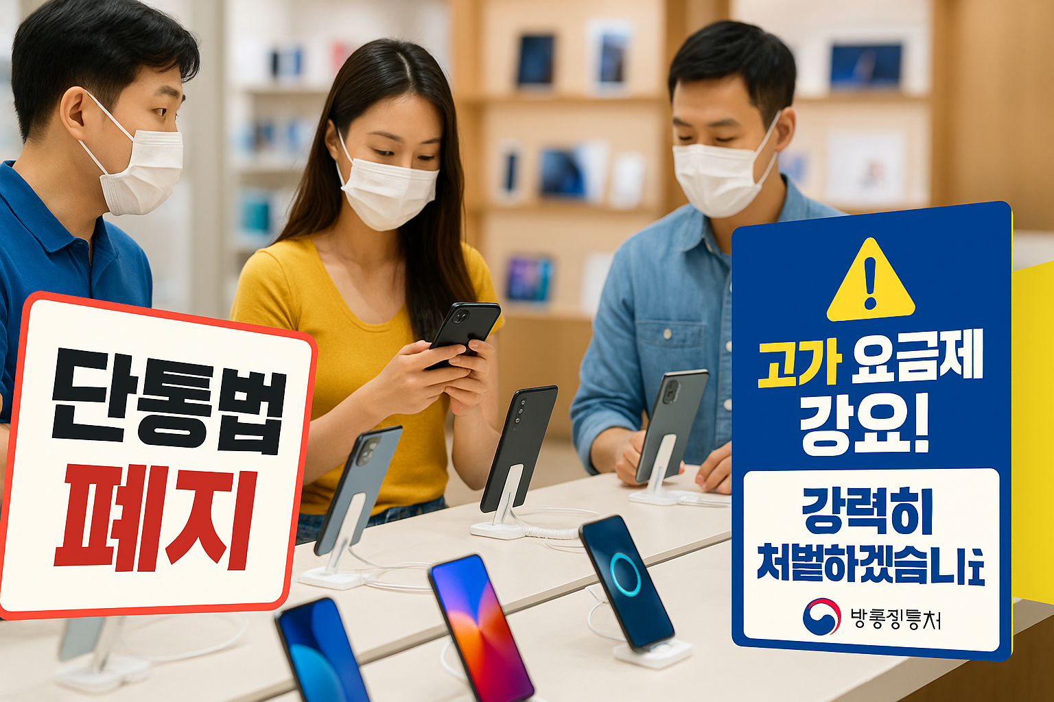 단통법 폐지, 방통위 “고가 요금제 강요·위약금 피해 주의하세요”