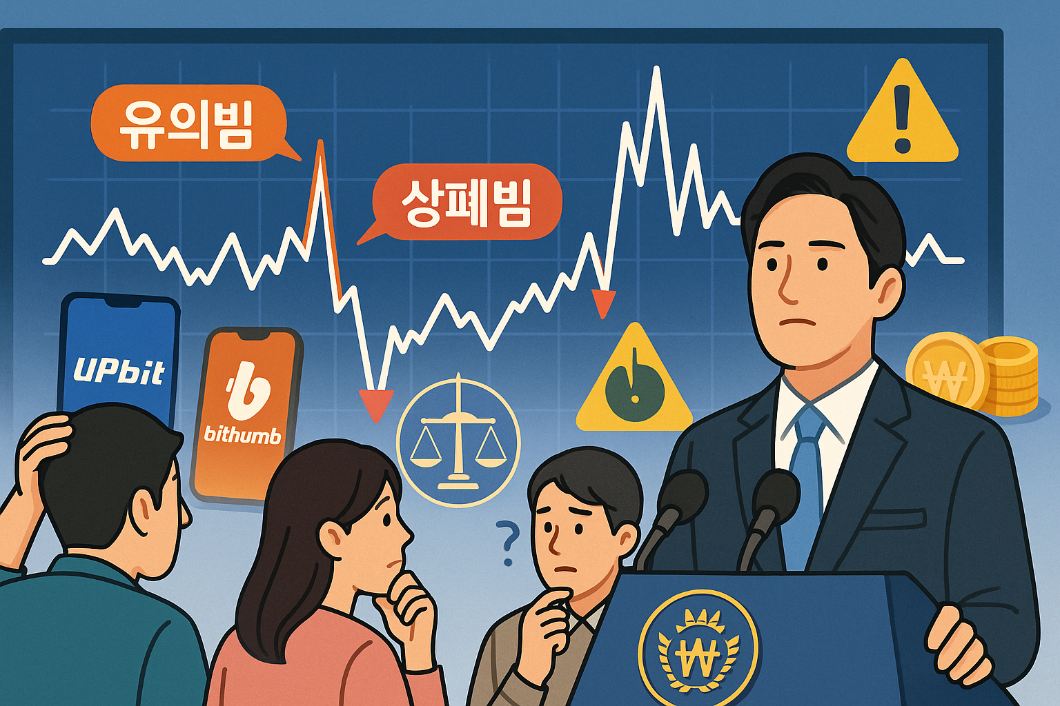 ‘유의빔·상폐빔’ 다시 주의보… 스트라이크 코인 급등락에 투자자 혼란 가중