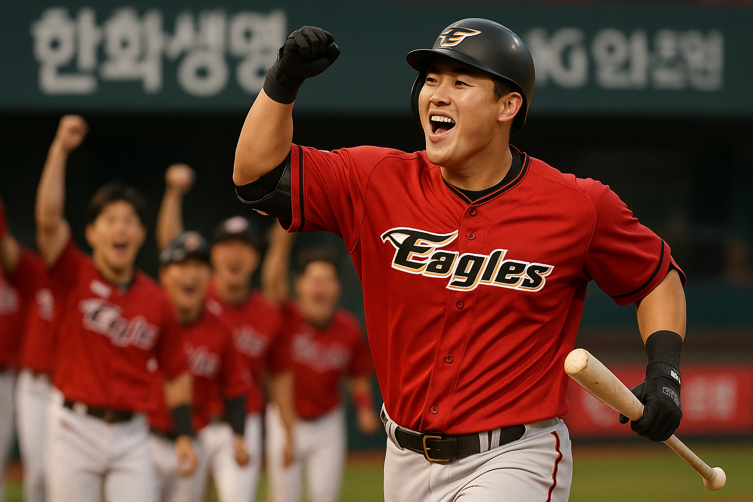 한화 노시환, 3시즌 연속 20홈런 달성…KBO 통산 50번째 기록