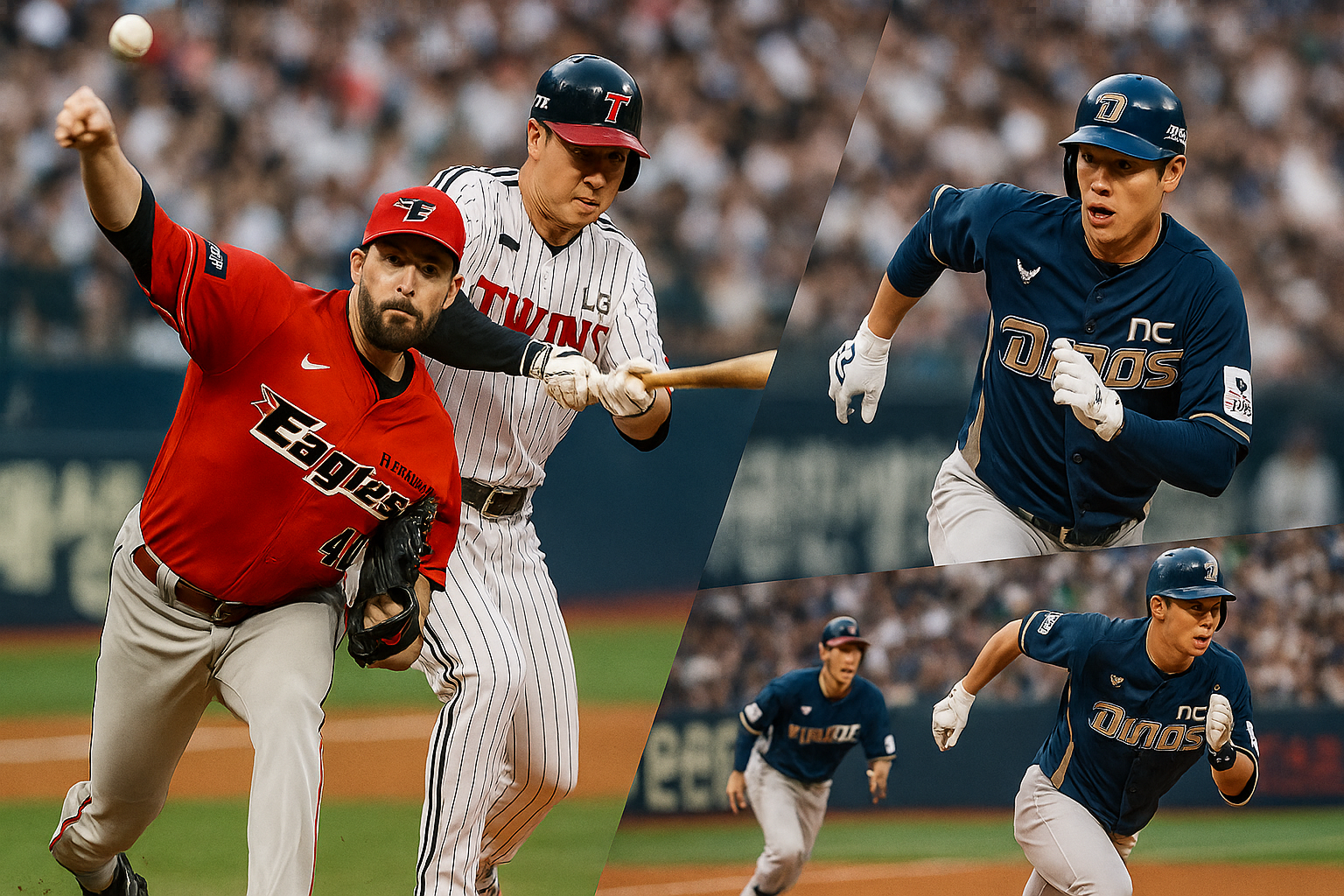 한화·LG 나란히 완승…KBO 선두 경쟁 치열, NC 김주원 ‘도루 쇼’로 진기록 달성