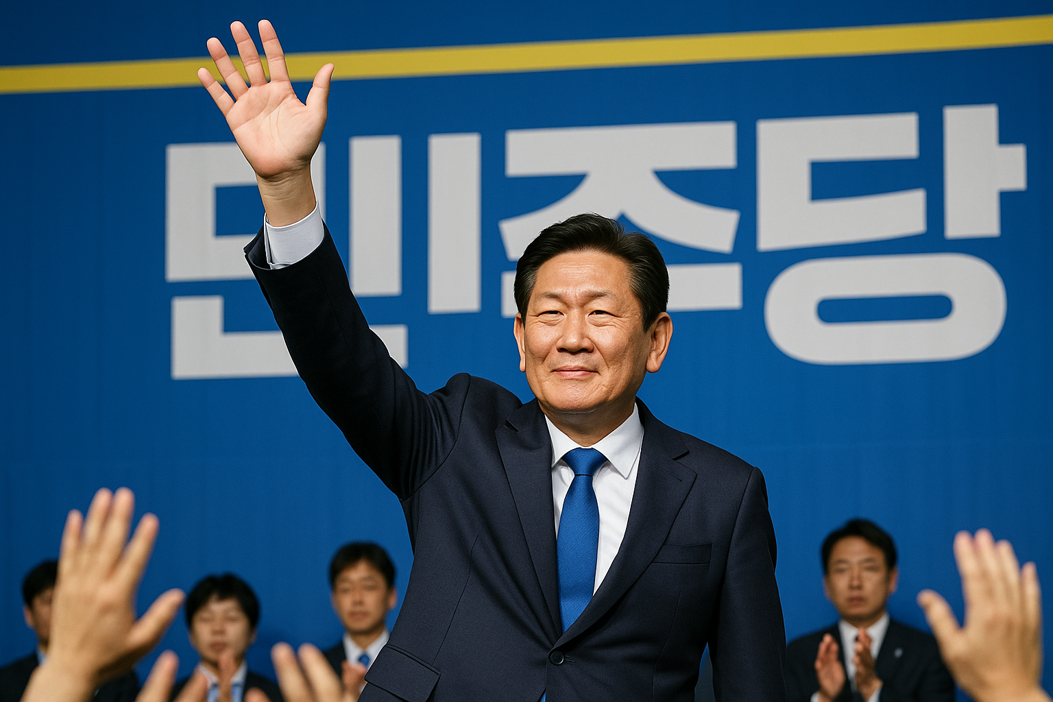 정청래, 더불어민주당 신임 당대표 선출…“내란세력 척결이 먼저”