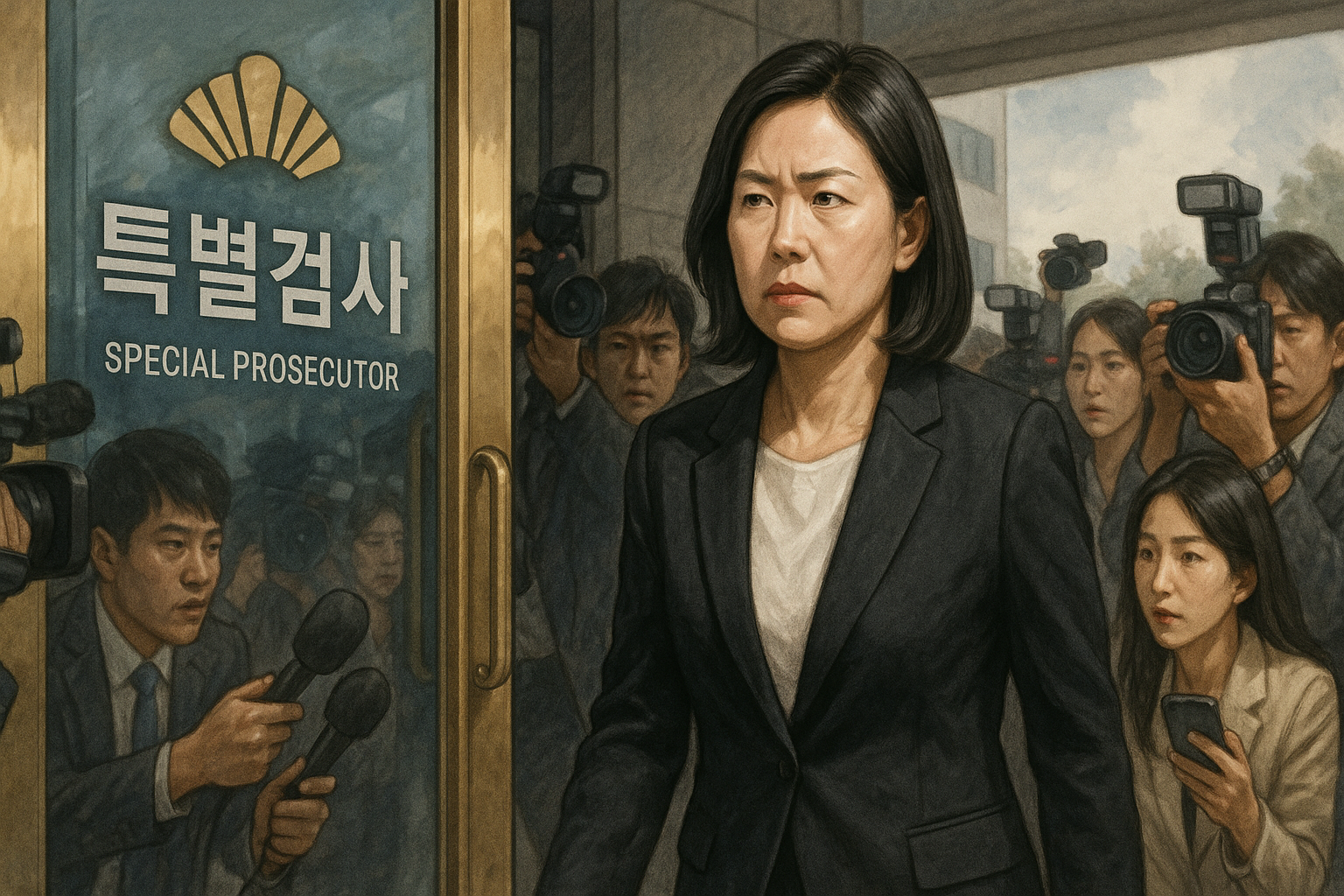 김건희 여사, 특검 첫 대면조사서 진술거부권 행사 없이 진술 중