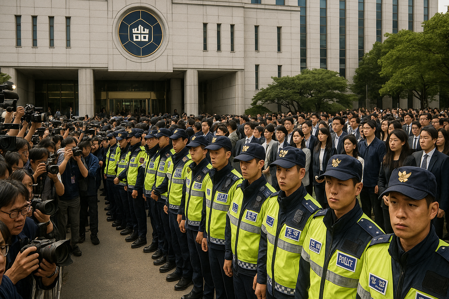 휴정기 끝난 서초동, 윤석열 전 대통령·김건희 여사 재판으로 긴장 고조