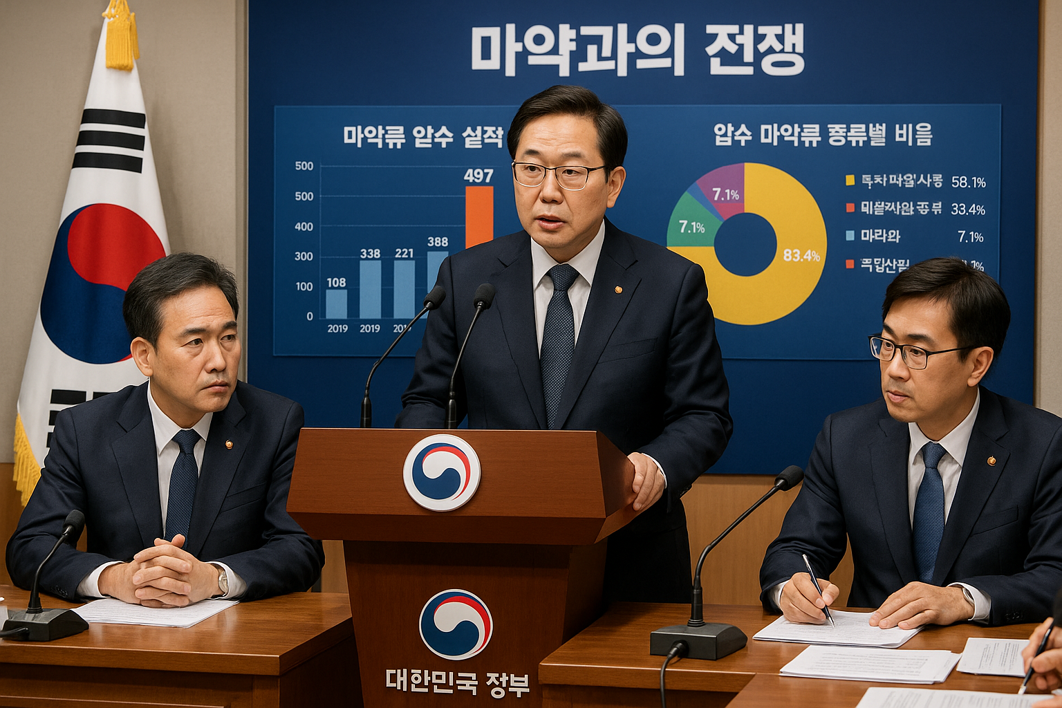 정부, 상반기 마약류 특별단속서 3,733명 검거…하반기 ‘마약과의 전쟁’ 재개