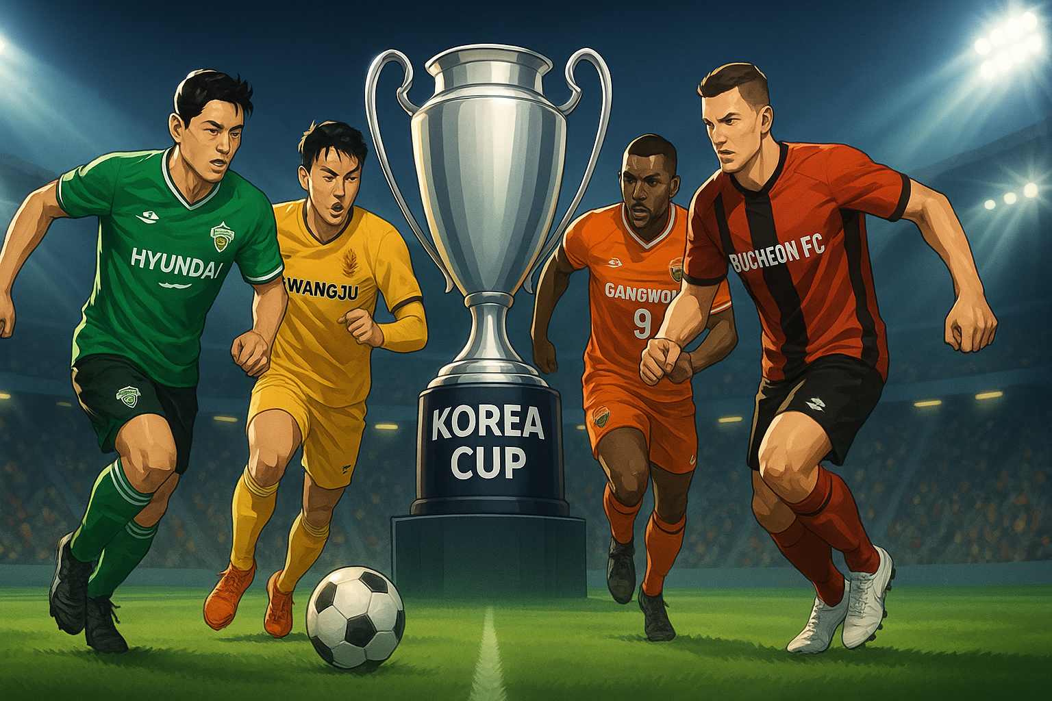 2025 코리아컵 결승 진출 티켓, 전북·강원·광주·부천의 운명은?