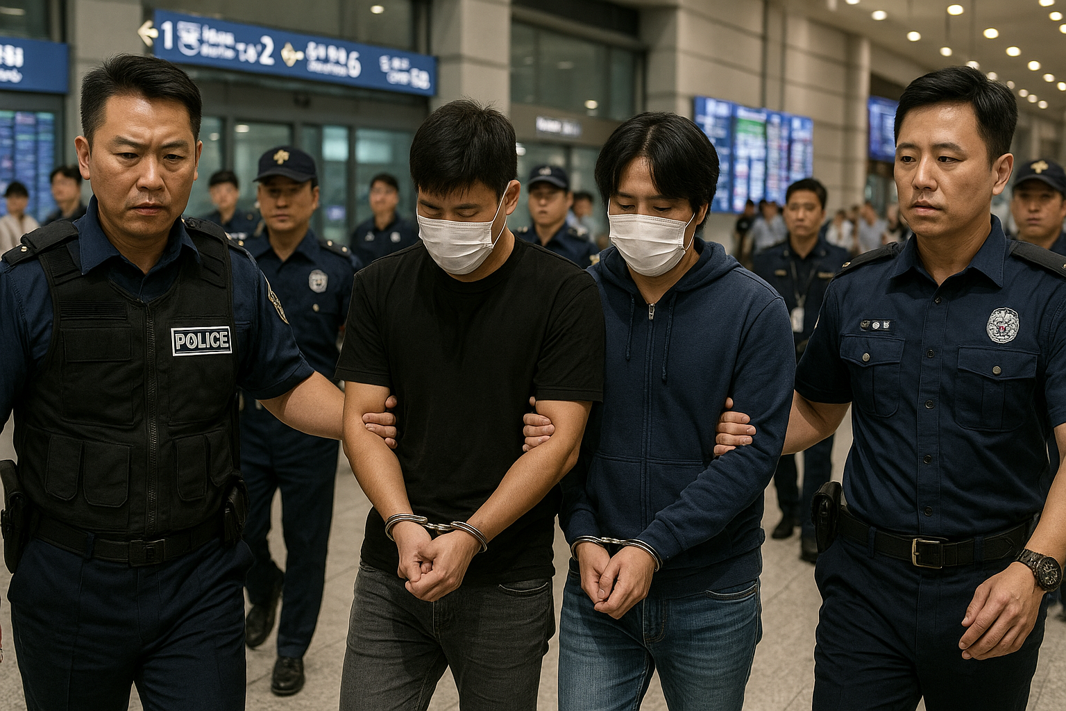 캄보디아 송환 한국인 64명 중 58명 구속심사…피싱 조직 본격 수사 착수